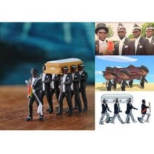 Hot Ghana Dancing pallbearers Collection Resin Action Figure Coffin Dance Decoration Professional Team Cosplay Doll Toys Gifts 2024 - buy cheap