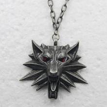 Fashion Personality Popular Wizard Evil Red Eyes Wolf Head Multi-Color Pendant Necklaces for Men Trend Punk Jewelry 2024 - buy cheap