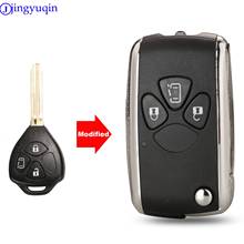 jingyuqin 3B Toy47 Blade Modified Flip Remote Car Key Shell Fob Case For Toyota Corolla RAV4 Camry Avlon 2024 - buy cheap