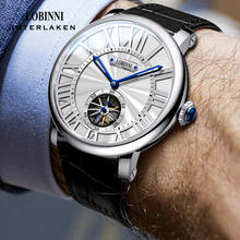 LOBINNI Men Watches Top Brand Luxury Automatic Mechanical Sport Watch Sapphire Glass Waterproof Tourbillon Clock Reloj hombres 2024 - buy cheap