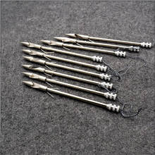 10pcs sticks stainless steel fishing arrow slingshot arrow arrow hunting shooting darts 2024 - buy cheap