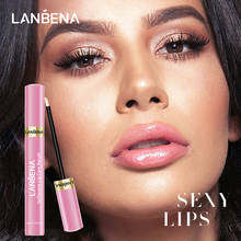 Сыворотка для губ LANBENA, новая версия, сыворотка для губ, уменьшение тонких линий, увеличение эластичности губ, увлажнение, против старения, 4,5 мл 2024 - купить недорого