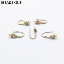 New arrival! 18x5mm 100pcs Copper/Cubic Zirconia Ear hook for Jewelry Earrings parts,hand Made Earrings Findings Jewelry DIY 2024 - buy cheap