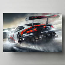 Modern Wall Art Canvas Paintings Racing Cars Back View Vehicle Picture Posters and Prints for Living Room Decor 2024 - buy cheap
