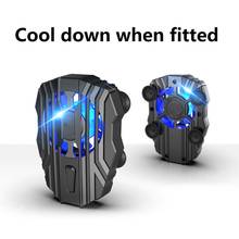 Premium New Mobile Phone Cooler Silent Phone Radiator LED Light Cooling Fan for iPhone Android Cellphones Controller 2024 - buy cheap