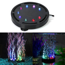 Aquarium Led Lighting Submersible LED Air Bubble Light Colorful Underwater Lights for Aquarium Fish Tank Lamp Decor EU Plug 2024 - buy cheap