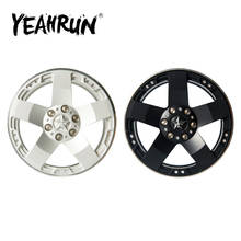 YEAHRUN Metal Alloy 24.5mm Width 2.2inch Beadlock Wheel Rims Hubs for TRX-4 Axial Wraith 90018 1:10 RC Rock Crawler Model Car 2024 - buy cheap