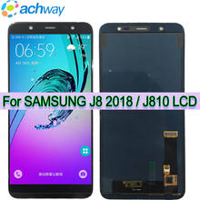 Pantalla TFT / OLED para móvil, digitalizador de pantalla táctil LCD para Samsung Galaxy J8 2018, J800, J800FN, J810, J810F, 2018 2024 - compra barato
