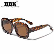 HBK-Gafas De Sol cuadradas De gran tamaño para hombre y mujer, anteojos De Sol unisex con diseño De leopardo, Estilo Vintage, De lujo, con montura grande, con UV400, 2021 2024 - compra barato
