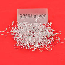 Fast Shipping 200PCS/Lot Wholesale Metal Beads Jewelry Findings 925 Sterling Silver Hooks Earrings Wire DIY Accessories 2024 - buy cheap