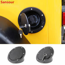 Tank Covers for Jeep Wrangler TJ Car Oil Fuel Tank Cap With Key Lock Cover for Jeep Wrangler TJ 1997-2006 Car Accessories 2024 - buy cheap