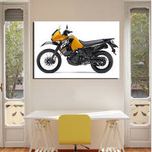 Cuadro de motocicleta Kawasaki KLR 650, Póster Artístico de pared, impresiones en lienzo, pintura para decoración de sala de estar 2024 - compra barato