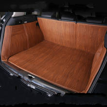 Wood Grain Full Surround Waterproof Boot Carpets Durable Custom Special Car Trunk Mats for MG 7 MG6 MG3SW MG3 MG5 GT ZS GS 2024 - buy cheap