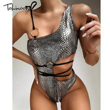 Tobinoone slim sexy bodysuit Women high waist push up bandage bodysuit romper High cut bathing suit bodysuit summer beach wear 2024 - buy cheap