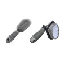 Escovas para limpeza de aro de pneu de carro, ferramentas para limpeza de aro de pneus de bicicleta e motocicleta com 2 lâmpadas 2024 - compre barato