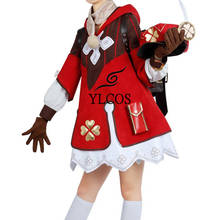 Game Genshin Impact Klee Costume Cosplay Halloween Party Women Dress Suit Custom Made 2024 - buy cheap