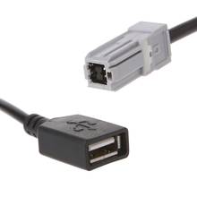 Автомобильный вспомогательный медиа провод к USB-адаптеру разъем для toyota RAV4 EZ Verso Camry 2024 - купить недорого