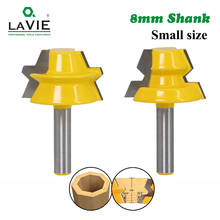 LAVIE 2pcs 8mm Shank 22.5 Degree Lock Miter Tenon Router Bits Set Glue Joinery Milling Cutter for Wood Woodwork Cutters MC02066 2024 - buy cheap