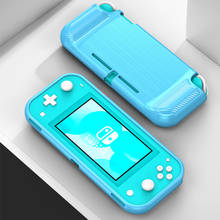 Funda protectora de TPU suave para Nintendo Switch Lite, carcasa de lujo, negra, azul y roja, portátil, NSL 2024 - compra barato