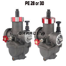 PE28 PE30 Super performance Racing Carburetor 28mm 30mm hand damper for motorbike Moped Scooter Dirt Bike ATV Quad 2024 - buy cheap