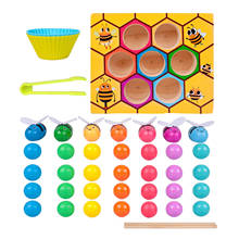 Clamp Bee & Beads Toddler Fine Motor Skill Toy Montessori Toy R50 2024 - buy cheap