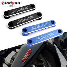 1 par de acessórios para motocicleta xmax, eixo dianteiro e placa decorativa cnc para yamaha visual 125 250 300 400 300 xmax300 2024 - compre barato