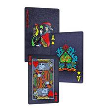 Black PVC Poker Waterproof Plastic Playing Cards Party Board Game Scrub Poker 2024 - buy cheap