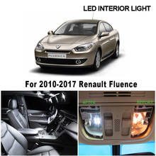 12pcs White Canbus Error Free Car LED Bulbs Interior Reading Dome Map Trunk Light Kit For 2010-2017 Renault Fluence Roof Lamp 2024 - buy cheap