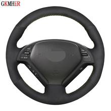 DIY Soft Black Suede Car Steering Wheel Cover For Infiniti G G25 G35 G37 2007-2013 EX EX35 EX37 2008-2013 Q Q40 Q60 QX50 (US) 2024 - buy cheap