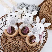 Let's Make 1PC Baby Rattles Crochet Animal Rabbit Dog Knitting Gym Toys Hanging Bed Bell 0-12 Months Cute Baby Educational Toys 2024 - buy cheap
