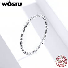 Wosu 925 Plata de Ley cola larga ratón anillos abiertos ajustables para fiesta mujeres anillo dedo joyería de moda 2020 nueva llegada CQR632 2024 - compra barato