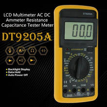 Junejour LCD Multimeter  DC Ammeter Resistance Capacitance Tester Meter 2024 - buy cheap