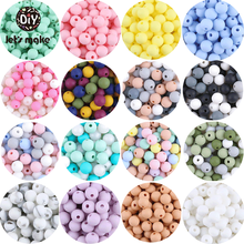 Let's make 10pcs 9mm Baby Silicone Beads Food Grade Teething  Rodents DIY Accessories Pacifier Chain Bracelet Necklace Baby Toys 2024 - buy cheap