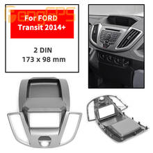 Armação de painel de áudio para carro ford transit 770 + sandero, kit de instalação de cd estéreo, moldura facial, 11 a 2014 2024 - compre barato