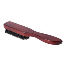 Hair Brush Wood Handle Boar Bristle Beard Comb Styling Detangling Straightening 2024 - buy cheap