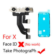 Cabo flexível da câmera frontal, para iphone x xs xr xs max, câmera pequena dianteira, cabo flexível, 1 peça 2024 - compre barato