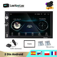 LeeKooLuu 2Din Car Radio Android Autoradio GPS Navigation Bluetooth WIFI MirrorLink FM Radio Stereo 7" Car Multimedia Player 2024 - buy cheap
