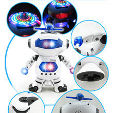 Music LED Light Electronic Walking Funny Education Toys Fun Space Rotating Dance Astronaut Robot For Kids Children Birthday Gift 2024 - buy cheap