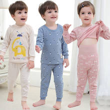 2021 primavera crianças pijamas animais dos desenhos animados pijamas crianças conjunto de roupas de inverno pijamas da criança do bebê para meninos meninas 2024 - compre barato