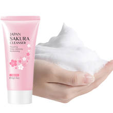 Sakura Cleanser Rich Foam Deep Clean Remove Grease Improve Oily Face Wash Cream Gentle Moisturizing Remove Blackhead Cleanser 2024 - buy cheap