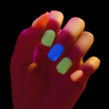 24pcs Luminous Fake Nails with Glue for Girls Candy Color Grey DIY Nail Art Tips 3D Glowing Design Build Press on Nails Short 2024 - buy cheap