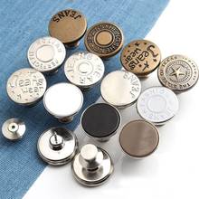 5pcs/lot Metal Buttons Mixed Styles Metal Shank For Jeans Fasterners DIY Sewing Clothes Accessories 2024 - buy cheap