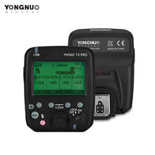 YONGNUO-disparador de Flash YN560-TX PRO, transmisor inalámbrico con pantalla LCD para cámara Canon DSLR, 2,4G 2024 - compra barato