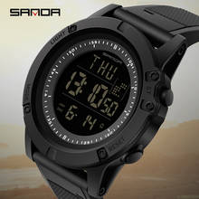sanda mens watches top brand luxury Men Analog Digital Military Sport LED Waterproof Wrist Watch reloj hombre montre homme 2024 - buy cheap