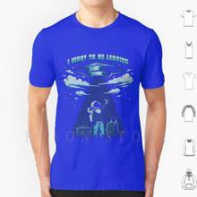 Camiseta de gran tamaño 100% algodón, de Horror, Ovni, de ciencia ficción, Pun, creet, astronauta de viaje 2024 - compra barato
