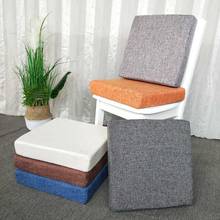 Almofada japonesa para sofá, assento respirável para carro, esponja engrossadora, antiderrapante, almofada para cadeira de carro, de algodão e linho, almofada para orar 2024 - compre barato
