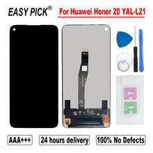 Pantalla LCD para Honor 20 Pro YAL-L41 YAL-AL10, montaje de digitalizador con pantalla táctil, herramientas gratuitas para Huawei Honor 20, YAL-L21, AL00 2024 - compra barato