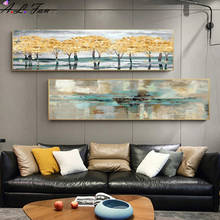 Modern abstract print on long canvas painting posters and prints for living room decoration home frameless wall art 2024 - buy cheap