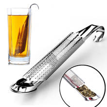 The new Tea Strainer Amazing Stainless Steel Tea Infuser Pipe Design Touch Feel Good Holder Tool Tea Spoon Infuser Filter 2024 - buy cheap