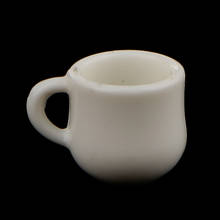 4pcs Miniature White Coffee Tea Cups 1:12 Dollhouse Kitchen Desk Decoration 2024 - buy cheap